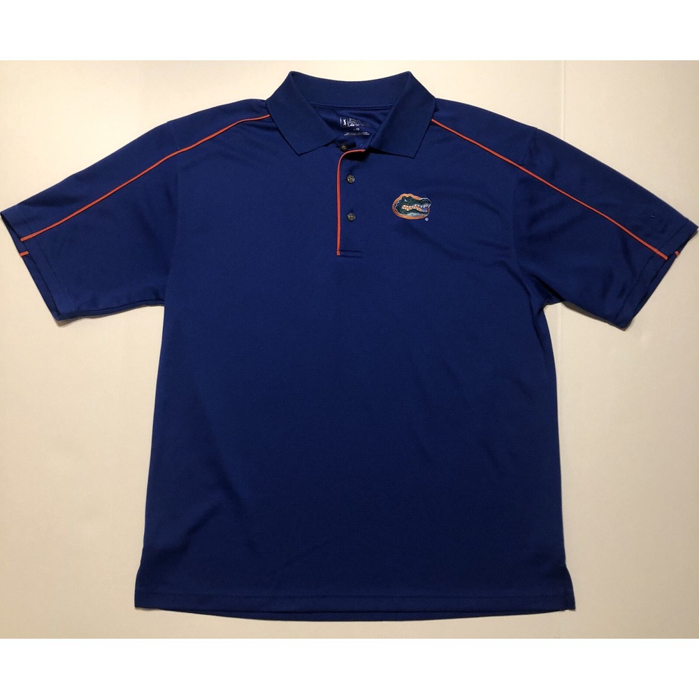 PGA Tour Golf Florida Gators Polo Men's Size Large Blue